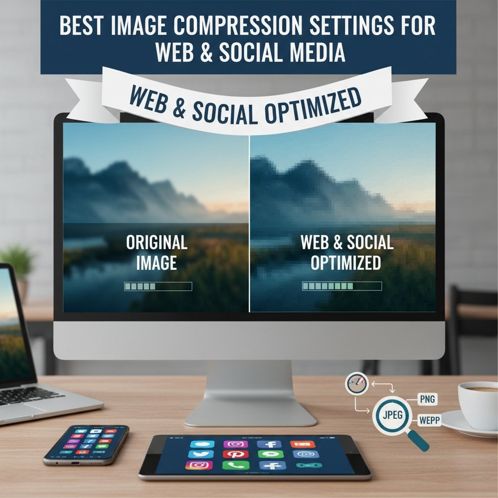 2026年版ウェブとSNS最適化のための画像圧縮設定ガイド