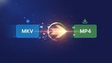 Online tool converting an MKV file to MP4 without re-encoding