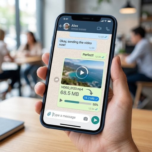 Step-by-step guide to compressing WhatsApp video