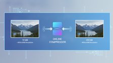 Free online tool to compress image files while keeping resolution and quality